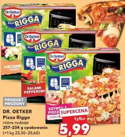 Kaufland Pizza Rigga różne rodzaje 257-234 g opakowanie oferta