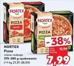 Kaufland HORTEX Pizza różne rodzaje 375-285 g opakowanie oferta
