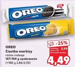 Kaufland Ciastka markizy różne rodzaje 157/154 g opakowanie OREO oferta