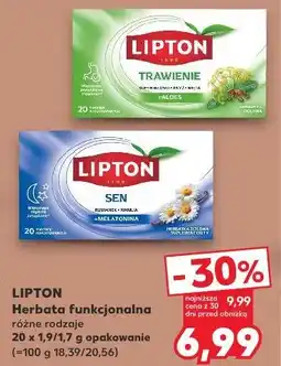 Kaufland LIPTON Herbata funkcjonalna oferta