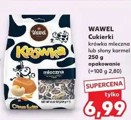 Kaufland Cukierki krówka mleczna lub słony karmel 250 g opakowanie Wawel oferta