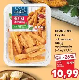 Kaufland Morliny Frytki z kurczaka 400 g opakowanie oferta