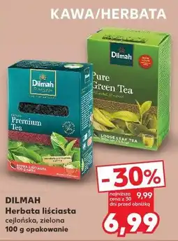Kaufland DILMAH Herbata liściasta cejlońska, zielona oferta