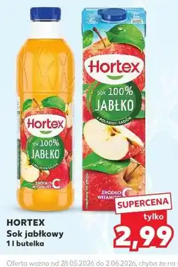 Kaufland HORTEX Sok jabłkowy 1 l butelka oferta