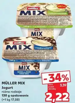 Kaufland MÜLLER MIX Jogurt różne rodzaje 130 g opakowanie oferta
