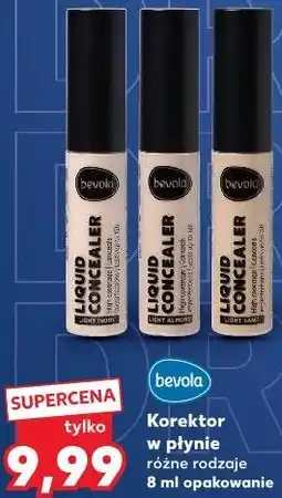 Kaufland Korektor w płynie bevola różne rodzaje 8 ml opakowanie oferta