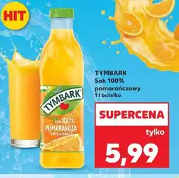 Kaufland TYMBARK Sok 100% pomarańczowy 1 l butelka oferta