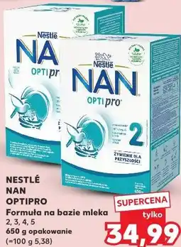 Kaufland Formuła na bazie mleka Nan Optipro Nestlé oferta