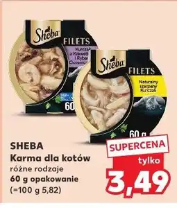 Kaufland Karma dla kotów różne rodzaje 60 g opakowanie oferta