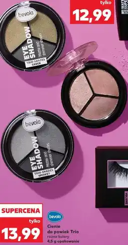 Kaufland bevola Cienie do powiek Trio różne kolory 4,5 g opakowanie oferta