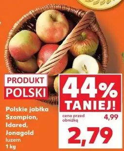 Kaufland Polskie jabłka Szampion, Idared, Jonagold luzem oferta