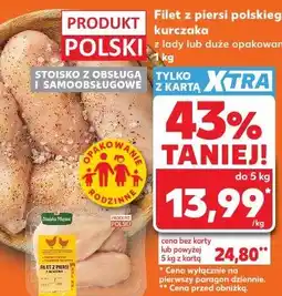 Kaufland Filet z piersi polskiego kurczaka z lady lub duże opakowanie oferta