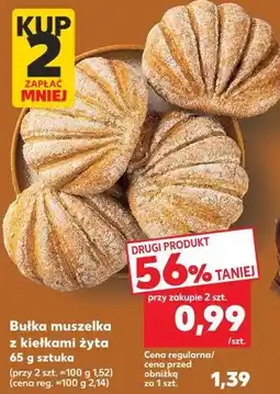 Kaufland Bułka muszelka z kiełkami żyta oferta
