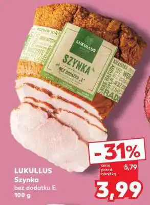 Kaufland LUKULLUS Szynka bez dodatku E 100 g oferta