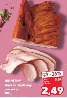 Kaufland MORLINY Boczek wędzony parzony 100 g oferta
