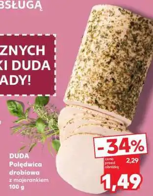 Kaufland DUDA Polędwica drobiowa z majerankiem 100 g oferta