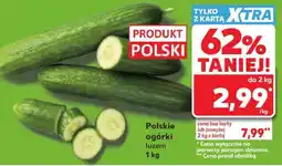 Kaufland Polskie ogórki, luzem 1 kg oferta