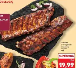 Kaufland Żeberka w marynacie miodowej na grilla 1 kg oferta