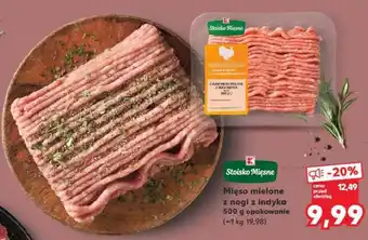 Kaufland Mięso mielone z nogi z indyka 500 g opakowanie oferta