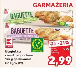 Kaufland Bagietka czosnkowa, ziołowa oferta