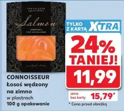 Kaufland CONNOISSEUR Łosoś wędzony na zimno oferta