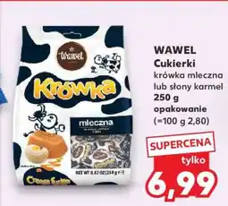 Kaufland WAWEL Cukierki krówka mleczna lub słony karmel oferta