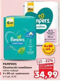Kaufland PAMPERS Chusteczki nawilżane oferta