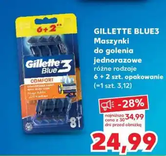 Kaufland GILLETTE BLUE3 oferta