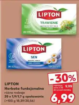Kaufland LIPTON Herbaty funkcjonalna różne rodzaje oferta