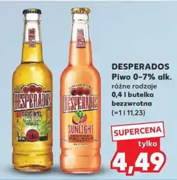 Kaufland DESPERADOS Piwo 0-7% alk oferta
