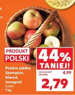 Kaufland Polskie jabłka Szampion, Idared, Jonagold luzem 1 kg oferta