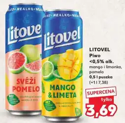 Kaufland LITOVEL Piwo 0,5% alk. mango i limonka, pomelo oferta
