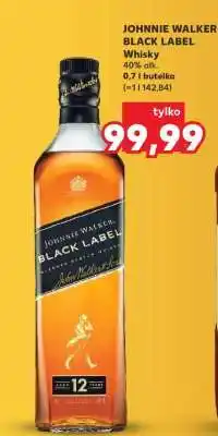 Kaufland JOHNNIE WALKER BLACK LABEL oferta