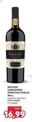 Kaufland BACCONI SANGIOVESE PRIMITIVO PUGLIA oferta