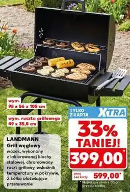 Kaufland LANDMANN Grill węglowy oferta