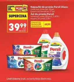 Biedronka Kapsułki do prania Persil Discs oferta