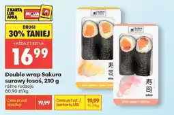Biedronka Double wrap Sakura surowy łosoś, 210 g oferta
