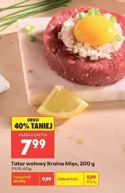 Biedronka Tatar wołowy Kraina Mięs 200 g oferta