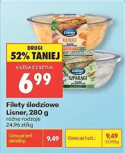 Biedronka Filety śledziowe Lisner 280 g oferta