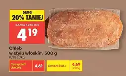 Biedronka Chleb w stylu włoskim, 500 g oferta