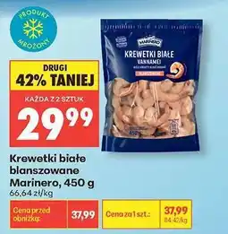 Biedronka Krewetki białe blanszowane Marinero 450 g oferta