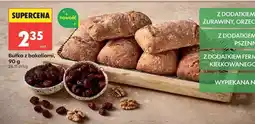 Biedronka Bułka z bakaliami, 90 g oferta