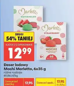 Biedronka Deser lodowy Mochi Marletto 6x35 g oferta