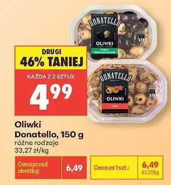 Biedronka Oliwki Donatello, 150 g oferta