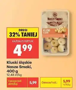 Biedronka Kluski śląskie Nasze Smaki, 400 g oferta
