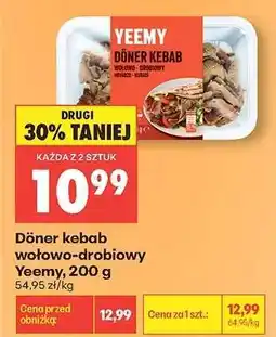 Biedronka Döner kebab wołowo-drobiowy Yeemy, 200 g oferta