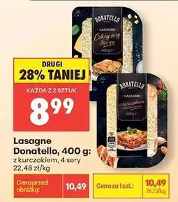 Biedronka Lasagne Donatello, 400 g oferta