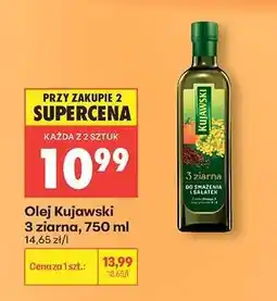 Biedronka Olej Kujawski 3 ziarna, 750 ml oferta