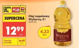 Biedronka Olej rzepakowy Wyborny, 3 l oferta