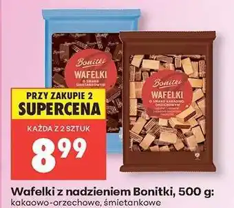 Biedronka Wafelki z nadzieniem Bonitki, 500 g oferta